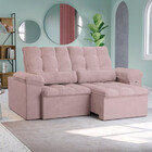 Sofá 2,00 Metros Retrátil E Reclinável Austin Kappesberg 3 Ou