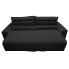 Sofá 2,12m Retrátil E Reclinável Com Molas Cama Inbox Plus Te