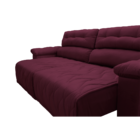 Sofá 2,12m Retrátil E Reclinável Com Molas Cama Inbox Top Tec