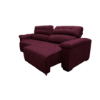 Sofá 2,12m Retrátil E Reclinável Com Molas Cama Inbox Top Tec