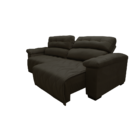 Sofá 2,12m Retrátil E Reclinável Com Molas Cama Inbox Top Tec