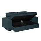 Sofá 2,20 Metros Retrátil E Reclinável Com Baú Besthouse Canc