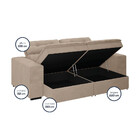 Sofá 2,20 Metros Retrátil E Reclinável Com Baú Besthouse Canc