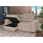 Sofá 2,20 Metros Retrátil E Reclinável Com Baú Besthouse Canc