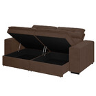 Sofá 2,20 Metros Retrátil E Reclinável Com Baú Besthouse Canc