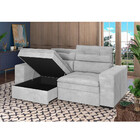 Sofá 2,20 Metros Retrátil E Reclinável Com Baú Besthouse Canc