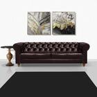 Sofá 2,20m Chesterfield Capitonê Living Corino Art Estofados