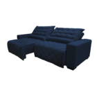 Sofá 2,22m Retrátil E Reclinável Com Molas Cama Inbox Plus Te