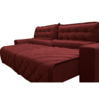 Sofá 2,22m Retrátil E Reclinável Com Molas Cama Inbox Plus Te