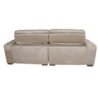 Sofá 2,22m Retrátil E Reclinável Com Molas Cama Inbox Top Tec