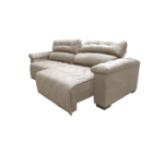 Sofá 2,22m Retrátil E Reclinável Com Molas Cama Inbox Top Tec