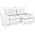 Sofá 2,28 Metros Retrátil E Reclinável Kappesberg New Tibete