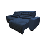 Sofá 2,32m Retrátil E Reclinável Com Molas Cama Inbox Plus Te