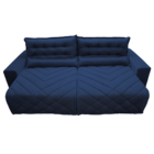 Sofá 2,32m Retrátil E Reclinável Com Molas Cama Inbox Plus Te