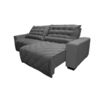 Sofá 2,32m Retrátil E Reclinável Com Molas Cama Inbox Plus Te