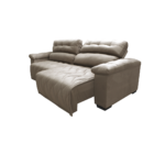 Sofá 2,32m Retrátil E Reclinável Com Molas Cama Inbox Top Tec