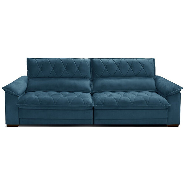 Sofá 2,48 Metros Retrátil E Reclinável Gralha Azul Venetto 3