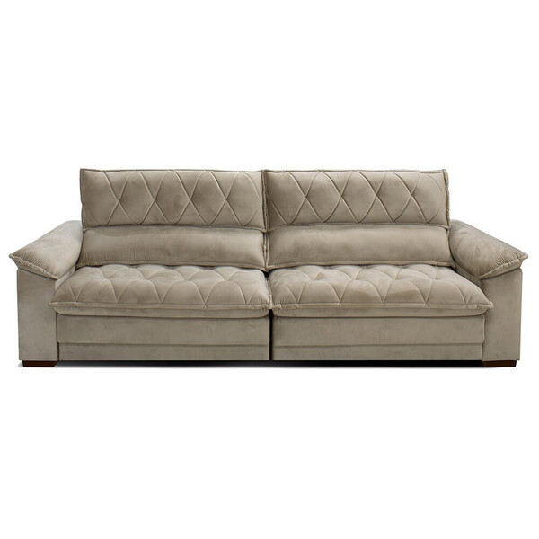 Sofá 2,48 Metros Retrátil E Reclinável Gralha Azul Venetto 3