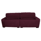 Sofá 2,52m Retrátil E Reclinável Com Molas Cama Inbox Top Tec