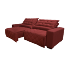 Sofá 2,72m Retrátil E Reclinável Com Molas Cama Inbox Plus Te