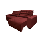 Sofá 2,72m Retrátil E Reclinável Com Molas Cama Inbox Plus Te