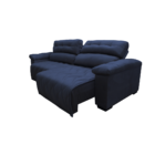 Sofá 2,72m Retrátil E Reclinável Com Molas Cama Inbox Top Tec