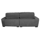 Sofá 2,72m Retrátil E Reclinável Com Molas Cama Inbox Top Tec