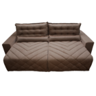 Sofá 2,82m Retrátil E Reclinável Com Molas Cama Inbox Plus Te