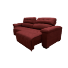 Sofá 2,82m Retrátil E Reclinável Com Molas Cama Inbox Top Tec