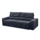 Sofá 200cm Retrátil E Reclinável 4 Lugares Houston Chumbo