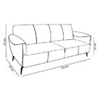 Sofá 2050 Crystal  Leather Matte Nude