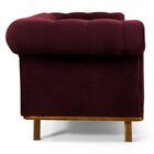 Sofá 210cm 3 Lugares Base Madeira Império B-278 Veludo Marsal