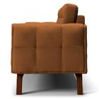 Sofá 210cm 3 Lugares Sandero Veludo Telha