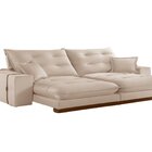 Sofá 210cm Retrátil E Reclinável Fazzio Com Molas Ensacadas 2