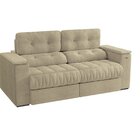 Sofá 230cm Com Porta Copos Retrátil E Reclinável Premier Bouc