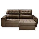 Sofá 254 Cm 3 Lugares  Retrátil Reclinável Matielo América