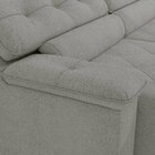 Sofá 260 Cm Retrátil E Reclinável Malta Cinza