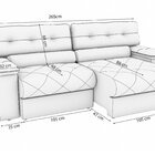 Sofá 260 Cm Retrátil E Reclinável Malta Fendi