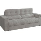 Sofá 260cm Com Porta Copos Retrátil E Reclinável Premier Bouc