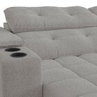 Sofá 260cm Com Porta Copos Retrátil E Reclinável Premier Bouc