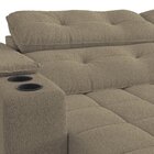 Sofá 260cm Com Porta Copos Retrátil E Reclinável Premier Bouc