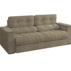 Sofá 260cm Com Porta Copos Retrátil E Reclinável Premier Bouc