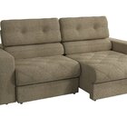 Sofá 260cm Retrátil E Reclinável Delta Fendi