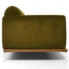 Sofá 280cm 4 Lugares Molino Veludo Mostarda