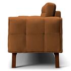 Sofá 280cm 4 Lugares Sandero Veludo Telha