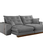 Sofá 290cm Retrátil E Reclinável Com Molas Ensacadas 5 Lugare