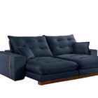 Sofá 290cm Retrátil E Reclinável Com Molas Ensacadas 5 Lugare