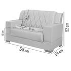 Sofá 2 E 3 Lugares Conjunto Fixo Silvaflex Sofá Supremo