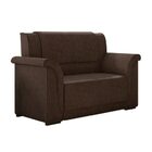 Sofá 2 E 3 Lugares Itália Marrom Suede