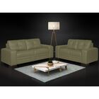 Sofá 2 E 3 Lugares Milano Couro Cinza G58 - Gran Belo